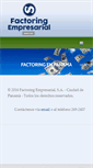 Mobile Screenshot of factoringempresarial.com