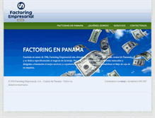 Tablet Screenshot of factoringempresarial.com
